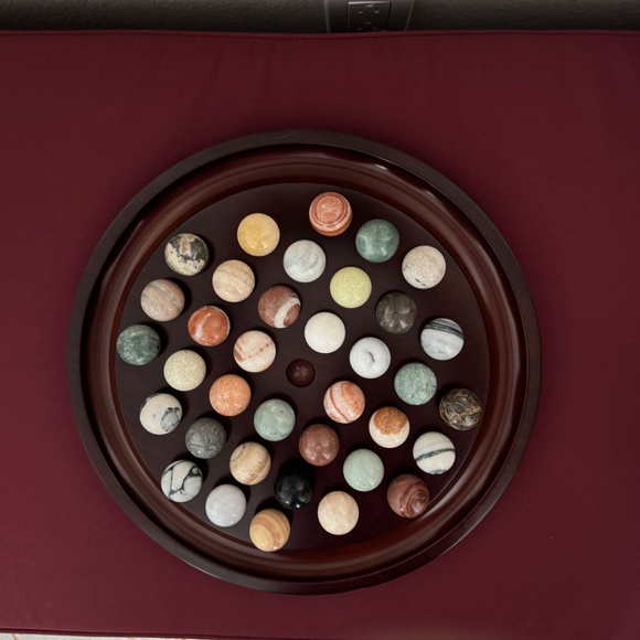 BOMBAY COMPANY WOODEN MARBLE GAME VINTAGE 1994 - Picture 6 of 14